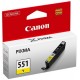 Cartus Canon CLI-551Y, Yellow, Original